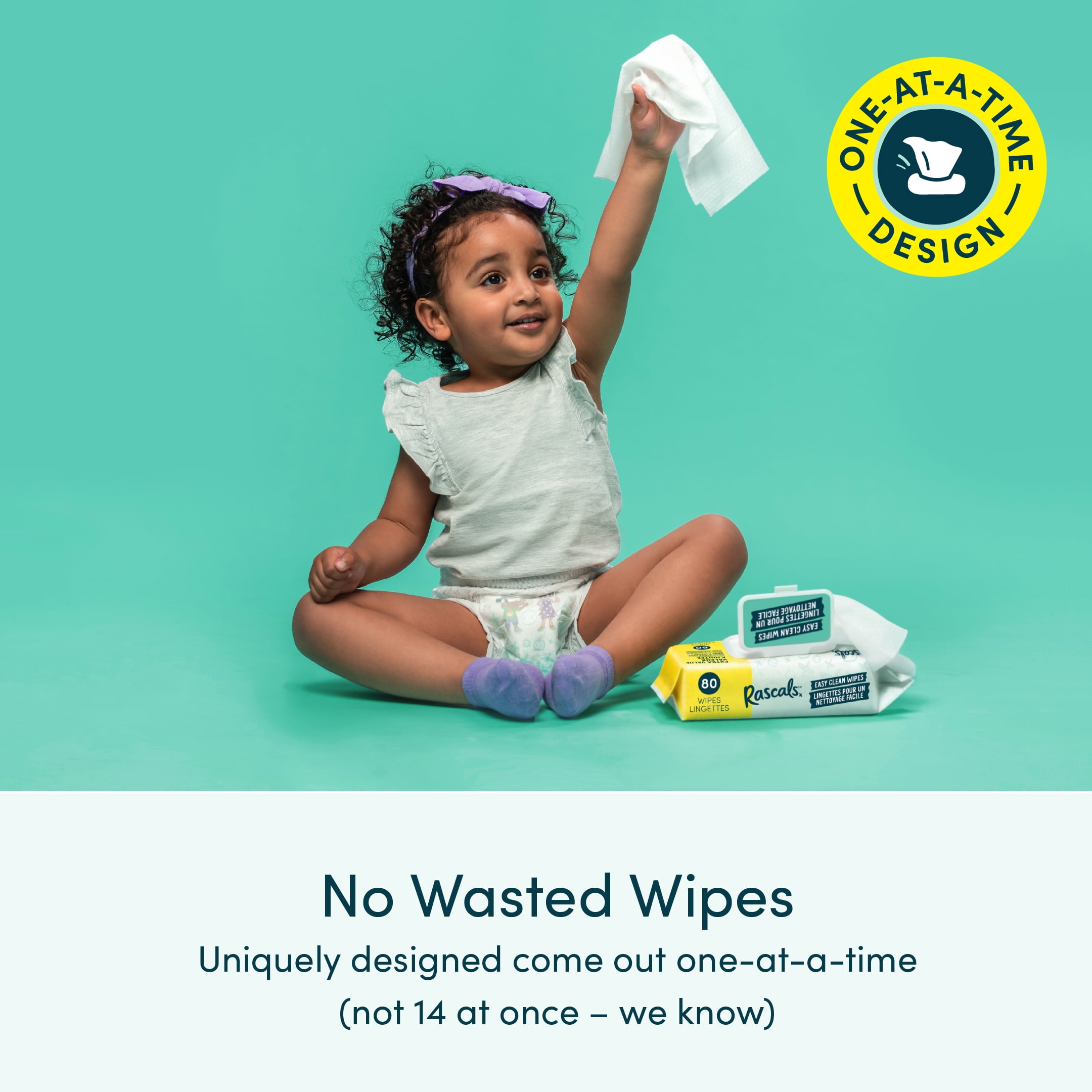 Lingettes Easy Clean Rascals, 720 unités
