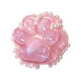 thumbnail image 2 of Cat Paw Squishy with Glitter and Pearl Embellishments, Single Piece, Pink, for Teen Girls, Squishy Toy, 2 of 4