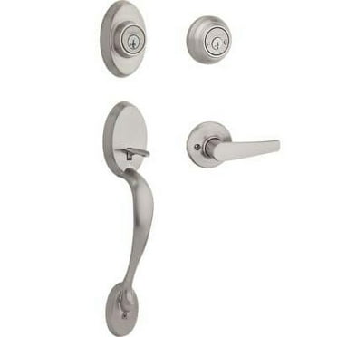Chelsea Handleset with Delta Lever - Deadbolt Keyed Both Sides - Featuring SmartKey