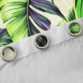 thumbnail image 5 of jejeloiu Tropical Botanical Theme Blackout Curtains Set of 2 (52x84 Each),Monstera Leaf Window Curtains,Green Beige Curtains and Drapes For Girls Boys,Super Cozy Room Decor, 5 of 6