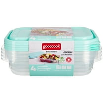 GoodCook EveryWare 4-cup Medium Rectangle, Set of 4 Mint
