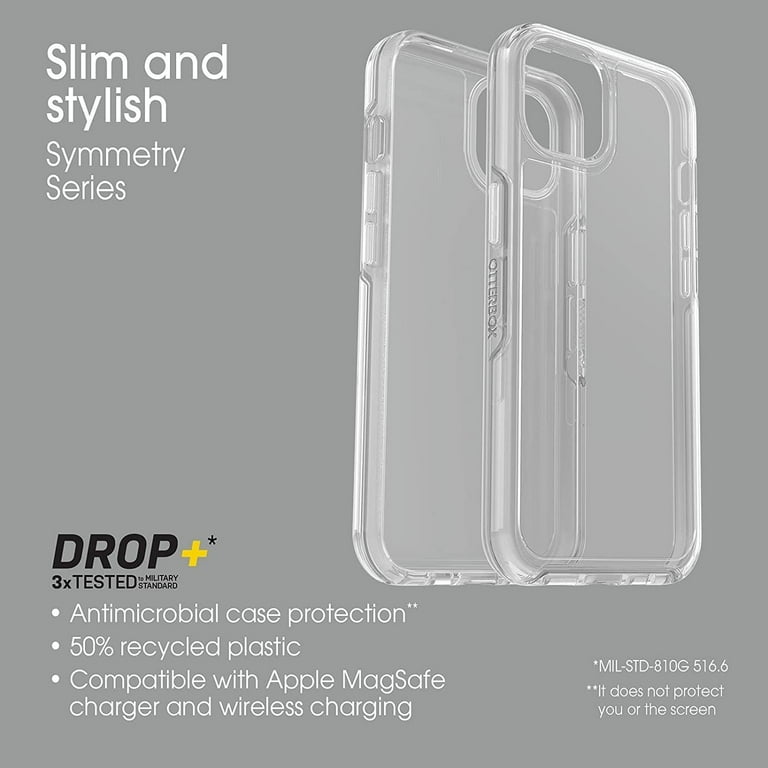 OtterBox Symmetry Clear Series Case for iPhone 13 Only with Cleaning Cloth Non Retail Packaging Clear