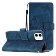 thumbnail image 1 of Compatible avec iPhone 11 Étui Papillon Embossée avec Portefeuille et Support, 1 of 5