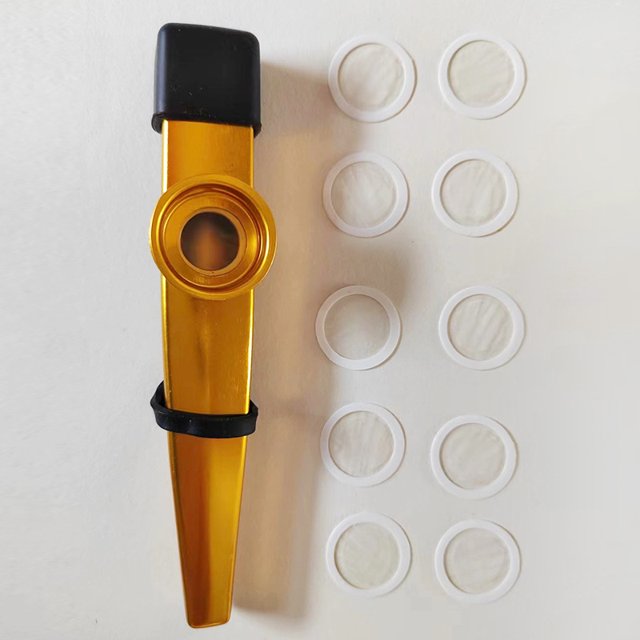 Tarjeta de educación de la primera infancia Zu juguetes de instrumentos musicales para niños material didáctico DIY tubo de papel flauta tarjeta de metal flauta Zu