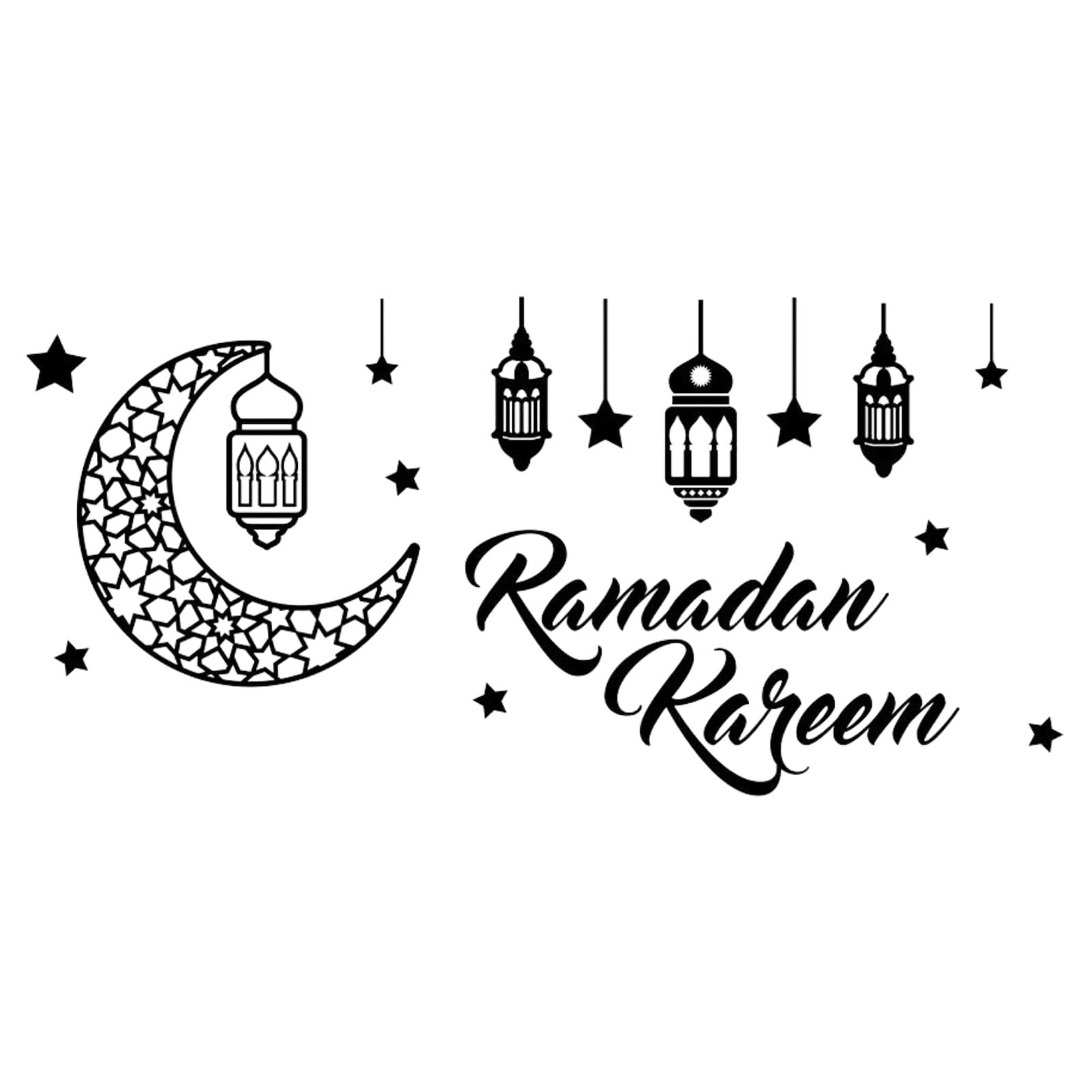 Details about   Muslim Islam Eid Mubarak Ramadan Acrylic Mirror Sticker Decor for Room Ornament 