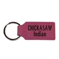thumbnail image 3 of Keychain - Rectangle - Chickasaw Indian - Leather, 3 of 4