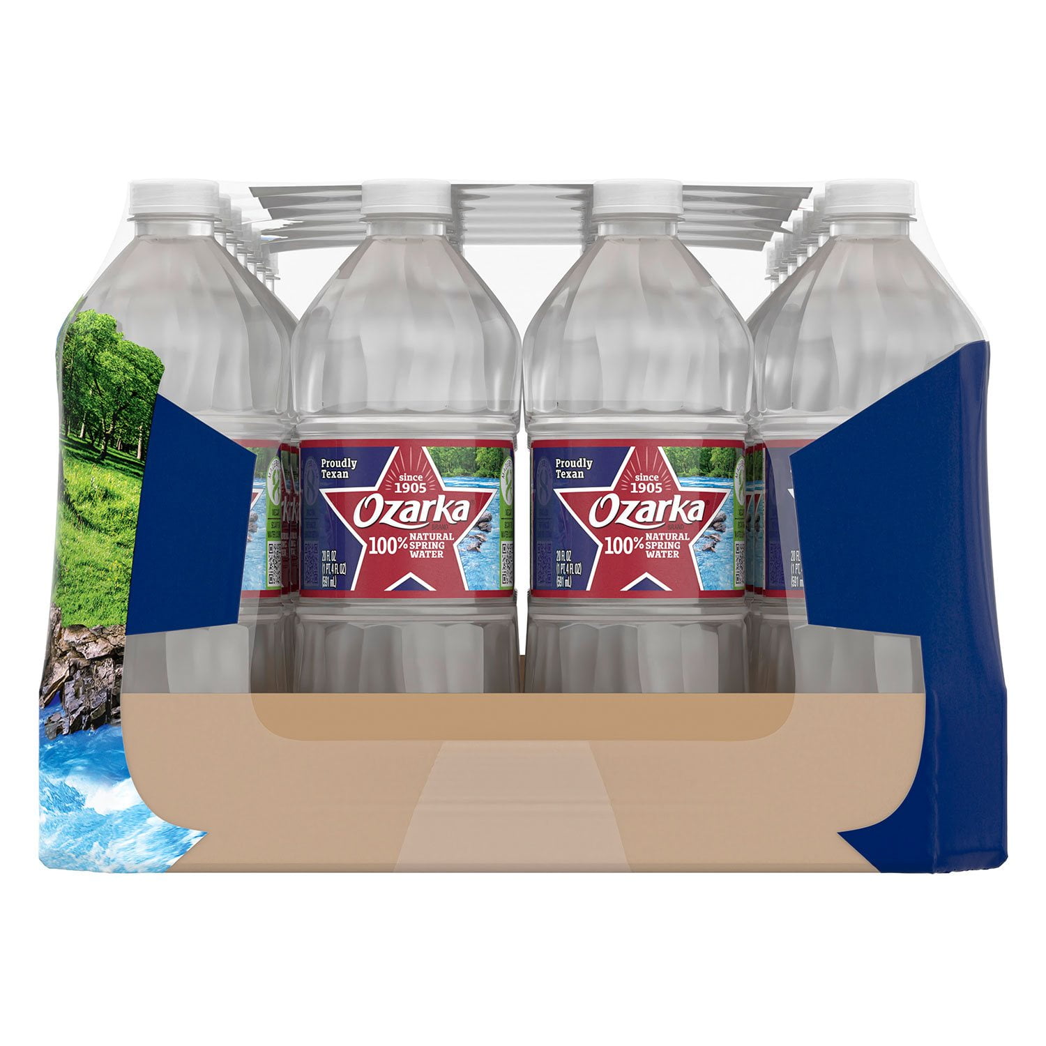 Ozarka Natural Spring Water 20 Fluid Ounce (Pack of 28)