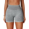 thumbnail image 1 of Pantalones cortos de entrenamiento for mujer, cintura alta, control de barriga, sin costuras, yoga, gimnasio, ciclismo, pantalones cortos activos, 1 of 7