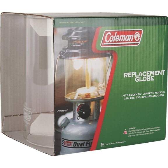 Coleman Leisure Line Tapered Lantern Globe 3" Camping Lantern