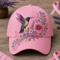 thumbnail image 2 of Certgust Hot Sales Under $5 Women Ribbon Awareness Baseball Cap Adjustable Strap Casual Outdoor Dad Hat, 2 of 3