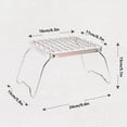 thumbnail image 3 of Soporte para Barbacoa Plegable Portátil Xihbxyly Acero Inoxidable para Exteriores, 3 of 7