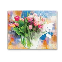 Stupell Industries Urban Spring Bouquet Botanical & Floral Painting Gallery Wrapped Canvas Art Print Wall Art, 30 x 24