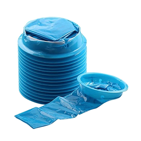 25 Pack Disposable Vomit Bags Emergency Clean Up Travel Motion Sickness Bags Bulk Set Portable Leak Proof Thick Plastic Barf Bags for Car All Ages Home Use