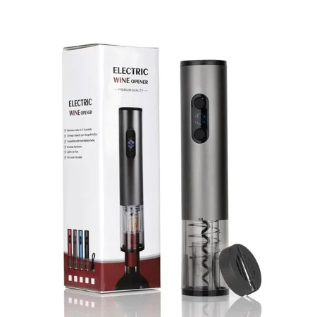 

Temou-A One Pack Electric Corkscrew Dry Battery USB Rechargeable Red Wine Electric Corkscrew Automatic Wine Opener