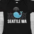 thumbnail image 4 of Inktastic Seattle Washington Cute Whale Travel Boys or Girls Baby Bodysuit, 4 of 5