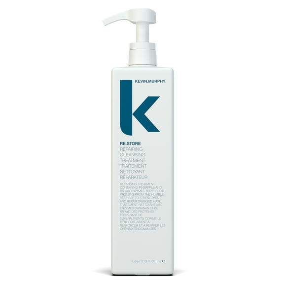 KEVIN.MURPHY RE.STORE - Cleansing Treatment - For Dry, Damaged & Overprocessed Hair - Damaged Hair Repair - With Amino Acids & Fruit Enzymes - Sulphate Free Hair Care - 1000 mL / 33.8 fl oz