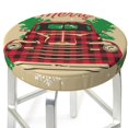 thumbnail image 3 of Naloa Christmas Vintage Red Truck Round Bar Stool Cushion Cover 12-14 inch, Fits Kitchen, Office, Restaurant Chairs - 14 inch, 3 of 7
