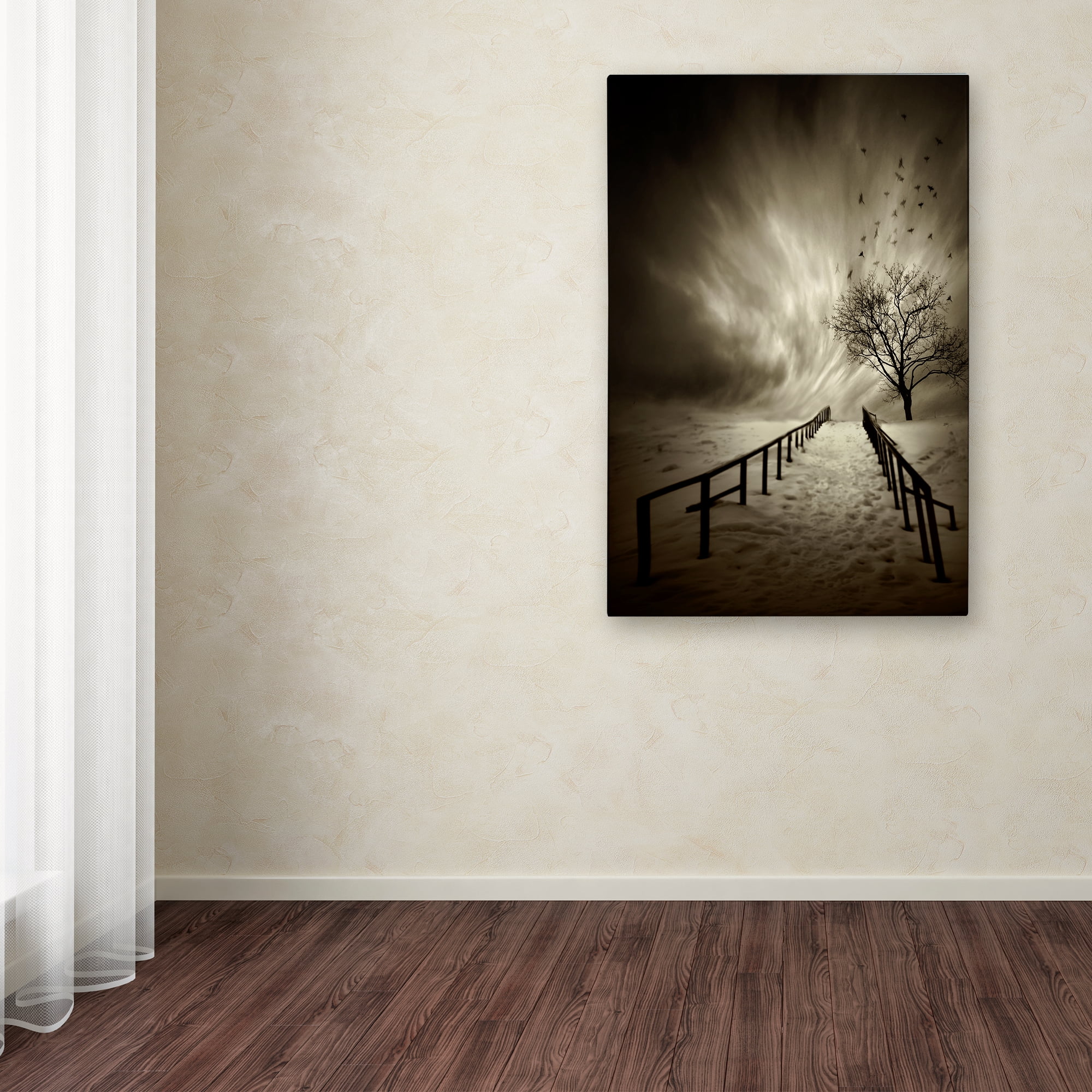 David Senechal 'Stairs To The Sanctuary' Canvas Art