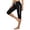 Black, variant on CHENge Women's Capri Sweatpants - Casual Running Cropped Jogger Capri Pants with Pockets, Drawstring Workout Sweatpants for Yoga