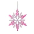 thumbnail image 2 of Adornos navideños colgantes de plástico, adornos navideños, colgantes para árbol de Navidad, copos de nieve, guirnaldas de flores y lazos, adornos con formas, regalos de Navidad, decoraciones de Hallo, 2 of 6
