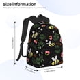 thumbnail image 2 of Yield Bees Print Backpack for Women Men, Lightweight Casual Travel Daypack, Classic Basic College Backpack, Middle School Bag, 2 of 5