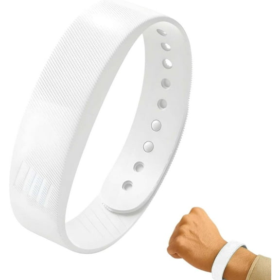 Vibrating Alarm Wristband Fitsleeps Alarm Clock Watches 40-Day Battery Life Silent Wrist Shock Bands for Deepsleepers Elderly (Black)