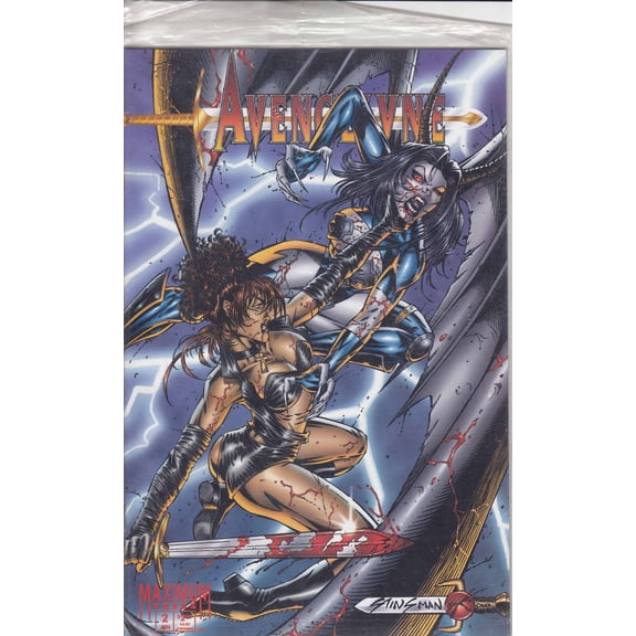 Avengelyne (Mini-Series) #2 (with card) VF ; Maximum Comic Book