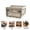 White, variant on Bxaolu 25L Collapsible Storage Bins with Lids Plastic Storage Containers for Organizing Stackable Storage Box Large Heavy Duty Utility Crates, 1 Pack