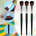thumbnail image 6 of 10 Mop Brush for Acrylic Painting,Blending Painting,Oval Blending Brushes Oil Paint Go pwm25, 6 of 8