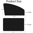 thumbnail image 6 of Topboutique Car Side Window Sun Shades,Window Sunshades Privacy Curtains,Car Interior Accessories for Baby,Car Window Covers for Camping,Breastfeeding,Changing Clothes,4 Pcs, 6 of 7