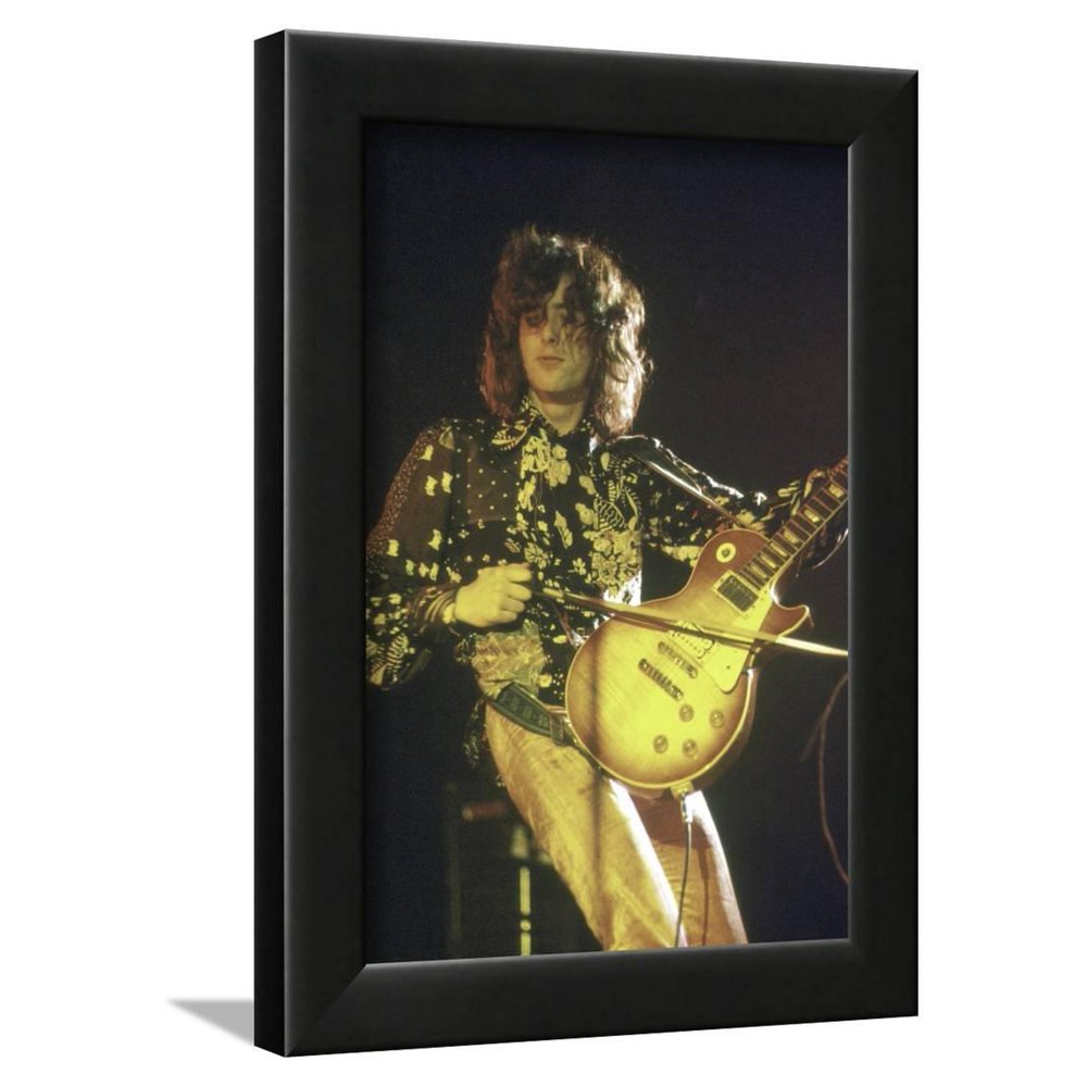 Led Zeppelin Framed Print Wall Art By Globe Photos LLC