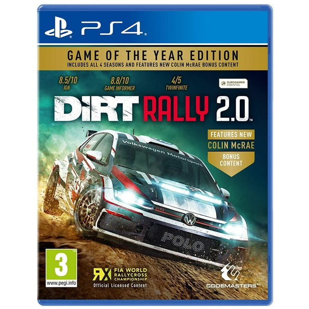 Dirt Rally GOTY (Playstation 4 PS4) Game of the Year - Feels Great! Feels Good! - Walmart.com