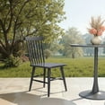 thumbnail image 5 of Zeilen Dining Chair Black Dining Chair, Modern Style, Weather resistant powder coated aluminum frame, Aluminum, Outdoor Dining, 5 of 12