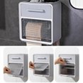 thumbnail image 4 of Oubit Toilet Paper Roll Box,Toilet Paper Roll Box Wall Mount Toilet Paper Box Toilet Tissue Roll Box Masterfully Created, 4 of 5