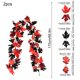 thumbnail image 3 of Halloween Black Vines Artificial Maple Leaf Vines Artificial Green Plant Halloween Decoration, 3 of 6