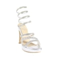 thumbnail image 1 of SANDALIA DE VESTIR TACON LEON MUJER PLATA SINTETICO 343439, 1 of 4
