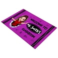 thumbnail image 1 of Classroom Entry Rug for Teacher Welcome Mat Crayon Theme Absorbent Non Velvet Carpet for Home Interior Use, 1 of 5