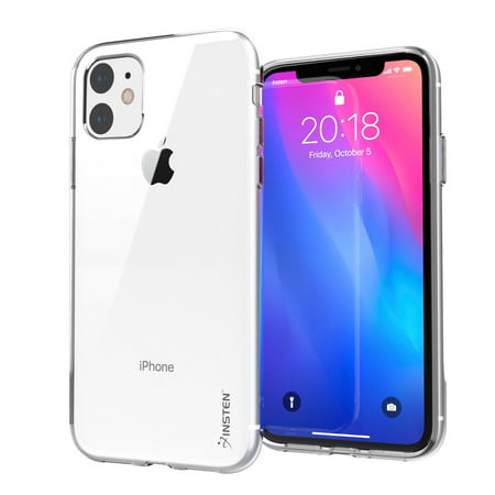 Crystal Clear Case for iPhone 11, Insten Ultra Slim Soft TPU Rubber Protective Skin Cover Compatible With iPhone 11 6.1