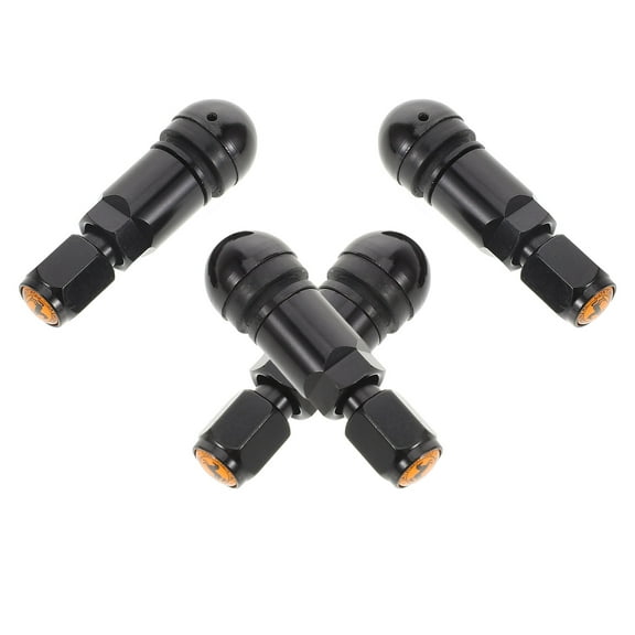 NICEXMAS 4Pcs Metal Valve Stems Clamp in Design Tubeless Tire Valve Stems for Car Use