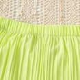 thumbnail image 5 of Splozh Baby Girl Summer Outfits Toddler Baby Girl Clothes Outfits Summer Ruffle Flower T Shirt Shorts Set Clothes for Girls 6-7 Years,Green, 5 of 7
