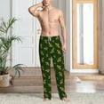 thumbnail image 4 of Salouo Hohey Bee Print Pajama Pants for Men, Lounge Pants Elastic Waistband Casual Men's sleepwear Loungewear Sleep Pajama Pant -X-Large, 4 of 7