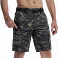 thumbnail image 2 of WULMLEO Men's Hiking Cargo Shorts 10" with Pockets Quick Dry Casual Stretch Bottoms Golf Workout Outdoor Summer Shorts Dark Gray XL, 2 of 8