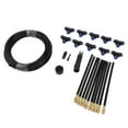 thumbnail image 1 of Above Ground Sprinkler System, Bendable and Adjustable Nozzle Garden Above Ground Sprinkler System Kit Irrigation Black Sprinkler, 1 of 8