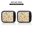 thumbnail image 3 of 2 fundas para asas de equipaje - Etiquetas identificadoras con diseño de abeja hippie, fundas para asas de equipaje, accesorios esenciales de viaje para equipaje de avión, 3 of 6