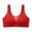 Red, variant on Push Up Lace Bra for Women Comfort Cotton Bralette Wireless Support Sexy Lingerie Full Coverage Bra Plus Size Wide Strap Everyday Bars Gathering and Breathable Underwear