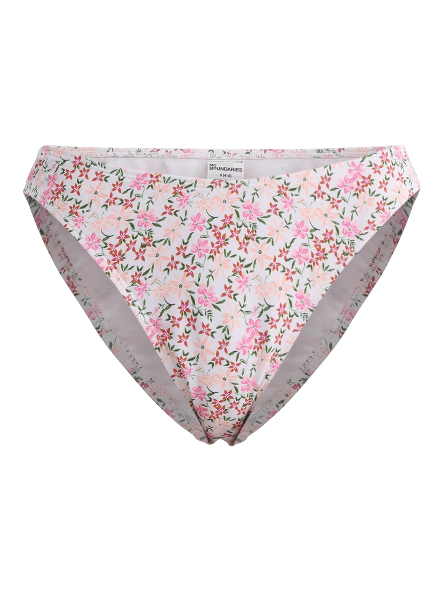 No Boundaries High Leg Mid Rise Cheeky Bikini Bottom, Sizes XXS-XL