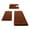Brown, variant on Kojanyu Three Piece Set New Lamb Wool Floor Mat, Memory Sponge Bathroom Absorbent Anti Slip Bath Mat for Bathroom Bathtub, Laundry Room and Home Decor
