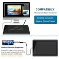 XOPPOX Graphics Drawing Tablet with 8192 Pressure Sensitivity Battery