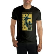 Marvel Eternals Comic Book Kronos Art Mens Short Sleeves Black Graphic Tee-X-Large