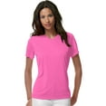 thumbnail image 1 of Hanes T-Shirt Col en V Cool DRI pour Femmes, TG, Rose Wow, 1 of 3